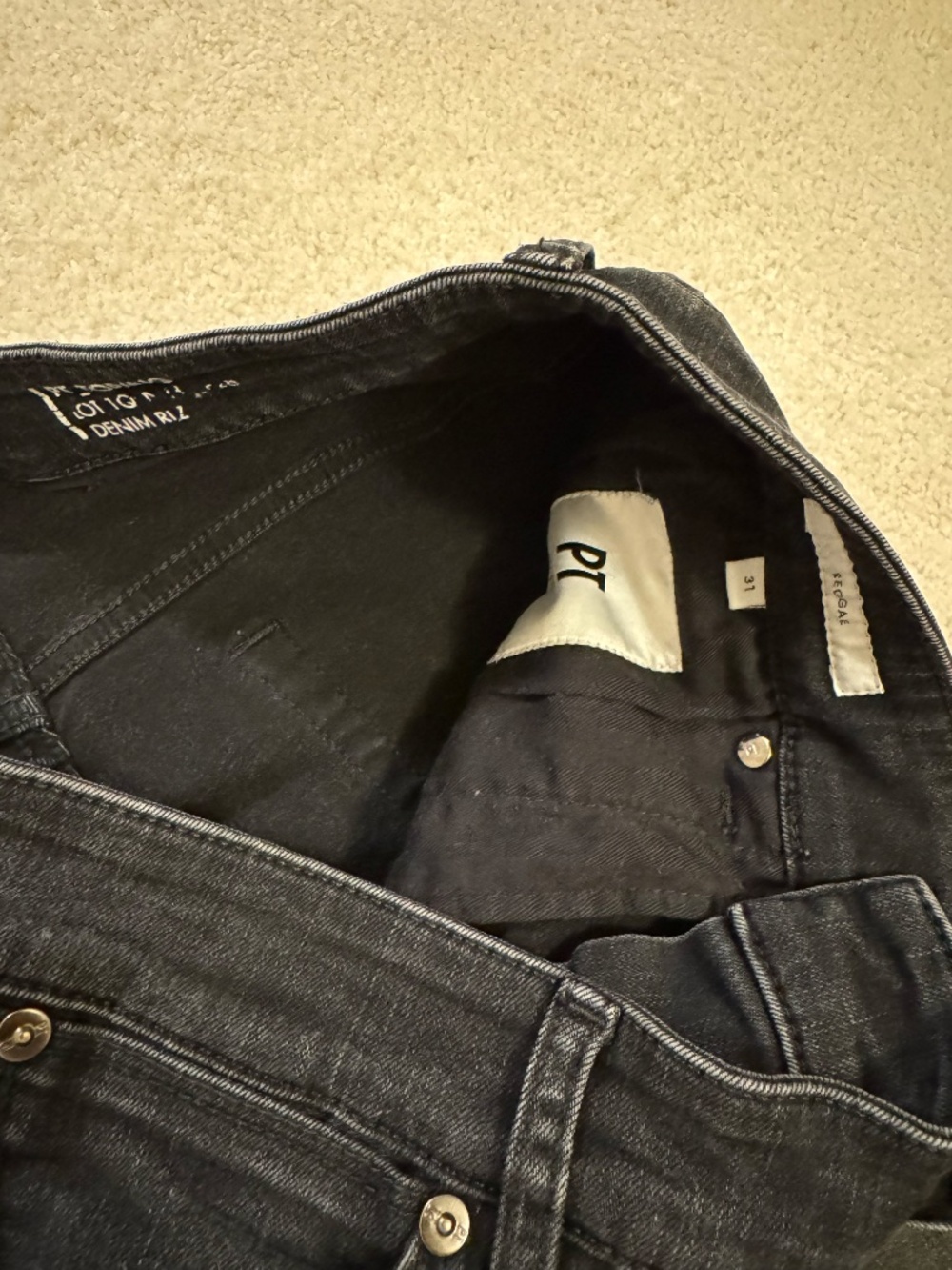 PT Torino black wash jeans - Picture 2 of 3